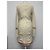Marine Serre Kleid Wolle Creme - Ansicht 5