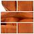Hermès Hermes Valparaiso GM Orange Silber Hardware Chevron/Leder Tote Bag - Ansicht 5