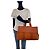 Hermès Hermes Valparaiso GM Orange Silber Hardware Chevron/Leder Tote Bag - Ansicht 6
