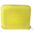 Portafoglio compatto in pelle Azap Silk'in di Hermès Giallo