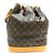 Noe Bolso de Hombro Noé Monograma Louis Vuitton Castaño - vista 2