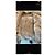 Chaqueta Ventcouvert de cuero de cordero beige - vista 17