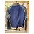 Cappotto Maison Scotch in lana e pelle blu navy - vista 8