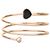 Bracciale Twist Happy Hearts in oro rosa 18K con diamanti e onice nero Chopard