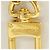 Portachiavi Louis Vuitton Catena Fleur de Monogram M65111 D'oro - vista 2