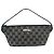 Borsa Gucci Boat in tela nera e grigia Grigio