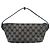 Borsa Gucci Boat in tela nera e grigia Grigio - vista 3