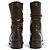 Botines Chanel EU39 CC Marrón Oscuro Patina Botas de Ejército UK6 US8.5 - vista 4