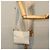 FENDI Schultertasche aus Nylon in Weiß Silber authentisch ar12395 - Ansicht 24