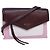 Borsa a spalla GIVENCHY in pelle rosso vino argento rosa Auth am6721 Bordò