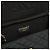 Chanel 1996 Borsa a Spalla Clutch Haute Couture in Satin Nero con 2 catene - vista 7