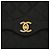 Chanel 1996 Borsa a Spalla Clutch Haute Couture in Satin Nero con 2 catene - vista 8