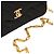 Chanel 1996 Borsa a Spalla Clutch Haute Couture in Satin Nero con 2 catene - vista 9