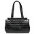 Bowling Borsa Chanel trapuntata Choco Bar nera Nero - vista 4