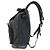 Freeman Porter Schwarzer Nylon-Rucksack von Porter - Ansicht 3