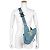 Borsa Saddle Christian Dior in pelle blu Bianco - vista 9