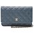 Wallet On Chain Portafoglio Chanel Con Catena Blu
