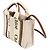 Borsa a spalla piccola Woody di Chloé Marrone Bianco - vista 2