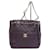 Bolso de Hombro Matelassé Chanel Púrpura