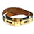 Hermès Kelly Double Tour 2 Black Gold Bracelet in box Hermes Gold hardware  - view 3