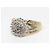 Autre Marque Cocktail ring in yellow gold and diamonds Silvery Golden - view 3