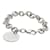 Tiffany & Co Pulseira charm redonda de retorno Tiffany Prata  ref.1593880