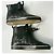 CHANEL Black quilted leather boots size 38 GOOD CONDITION - view 13