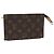 LOUIS VUITTON Monogram Bucket PM Bolsa de Accesorios LV Auth 83505 Monograma