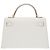 Hermès Sac HERMES Kelly Mini en Cuir Gris - 102072 - vue 4