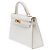 Hermès Sac HERMES Kelly Mini en Cuir Gris - 102072 - vue 5