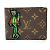 Billetera bi-fold Monogram Louis Vuitton Castaño Monograma