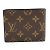 Billetera bi-fold Monogram Louis Vuitton Castaño Monograma - vista 2