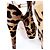 Décolleté aperti Prada in pony hair con stampa leopardata beige, marrone e nera. - vista 10