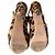 Décolleté aperti Prada in pony hair con stampa leopardata beige, marrone e nera. - vista 5
