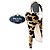 Décolleté aperti Prada in pony hair con stampa leopardata beige, marrone e nera. - vista 7