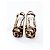 Décolleté aperti Prada in pony hair con stampa leopardata beige, marrone e nera. - vista 9
