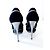 Pumps a piattaforma in suede nero con dettaglio zip GUCCI - vista 4