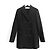 Dior x Raf Simons Autunno 2015 Giacca Bar Lunga Nera Nero - vista 2