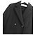 Dior x Raf Simons Autunno 2015 Giacca Bar Lunga Nera Nero - vista 4