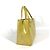 Borsa Tote Louis Vuitton Monogram Vernis Wilshire PM Giallo - vista 3