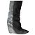 Botas Isabel Marant de camurça e couro pretas Preto - vista 5