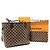 Borsa tote Louis Vuitton Neverfull MM Marrone - vista 16