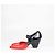 Chanel Rot/Schwarz Mary Jane Wedge Pumps - Ansicht 4