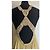 Autre Marque Vestido largo a rayas STELLA PARDO DIANE Amarillo y Ecru Dorado Crudo - vista 2