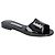 Manolo Blahnik Houramu Flat Grigio - vista 2