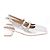 CHATELLES Bailarinas T.EU 37 Cuero Plata - vista 2