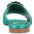 Manolo Blahnik Martamod Flat Verde - vista 3