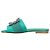 Manolo Blahnik Martamod Plano Verde - vista 6