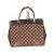 Borsa a Spalla Louis Vuitton Damier Rivoli MM Marrone Damier ebene - vista 14