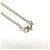 Collana Louis Vuitton con pendente a forma di lucchetto motivo Lockit Argento - vista 4